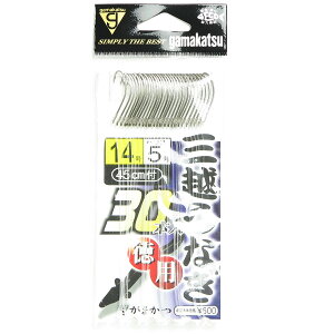 【 まとめ買い7個セット 】 「 がまかつ Gamakatsu 三越うなぎ 徳用 糸付 45cm 茶 サイズ:14号-ハリス5号 入数:30本 」 【 送料無料 】 【 楽天 月間MVP & 月間優良ショップ ダブル受賞店 】