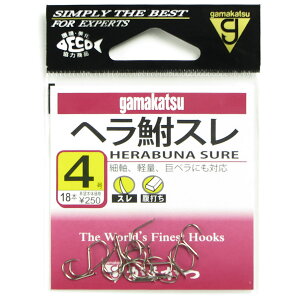 【 まとめ買い12個セット 】 「 がまかつ Gamakatsu ヘラ鮒スレ 茶 4号 18本入 」 【 送料無料 】 【 楽天 月間MVP & 月間優良ショップ ダブル受賞店 】