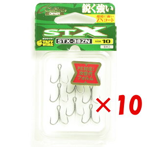 【 まとめ買い ×10個セット 】 「 OWNER オーナー スティンガートリプルエクストラ 10号 トリプルフック STX-38 」 【 楽天 月間MVP & 月間優良ショップ ダブル受賞店 】 釣具 釣り具 釣り用品