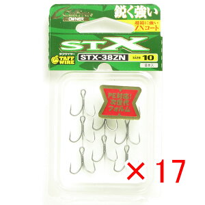 【 まとめ買い ×17個セット 】 「 OWNER オーナー スティンガートリプルエクストラ 10号 トリプルフック STX-38 」 【 楽天 月間MVP & 月間優良ショップ ダブル受賞店 】 釣具 釣り具 釣り用品