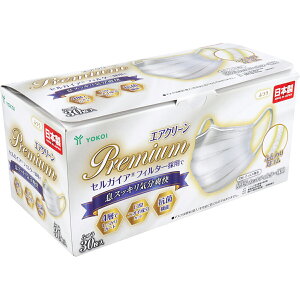 【 まとめ買い20個セット 】 エアクリーンマスク PREMIUM ふつうサイズ 30枚入 【 送料無料 】