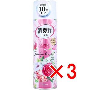 【 まとめ買い3個セット 】 トイレの消臭力スプレー ラブリーブーケ 365mL 【 送料無料 】