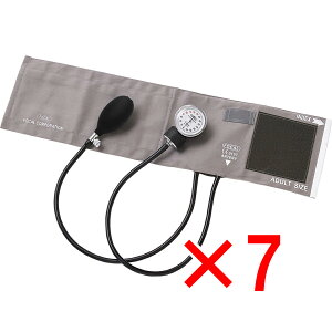 【 まとめ買い7個セット 】 FOCAL アネロイド血圧計 FC-100V コットンカフ 【 送料無料 】