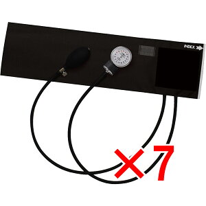 【 まとめ買い7個セット 】 FOCAL アネロイド血圧計 FC-100V ナイロンカフ ブラック 【 送料無料 】