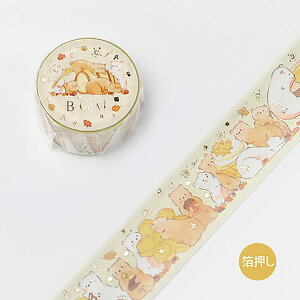 「 ビージーエム マスキングテープ 動物パーティー ハチミツ BM-SPDP003 」 【 送料無料 】 【 楽天 月間MVP & 月間優良ショップ ダブル受賞店 】