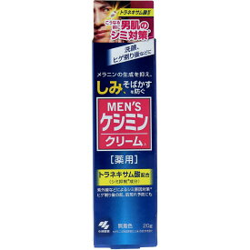 「 メンズケシミンクリーム 薬用 20g 」 【 楽天 月間MVP & 月間優良ショップ ダブル受賞店 】