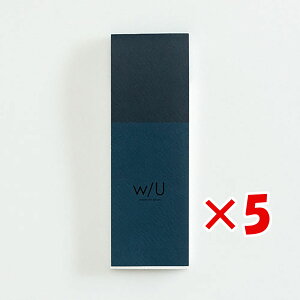 【 まとめ買い ×5個セット 】 「 ナカバヤシ メモ WUA6スリムメモネイビーブラック A6スリム ネイビーブラック WU-A601-4 」 【 送料無料 】 【 楽天 月間MVP & 月間優良ショップ ダブル受賞店 】