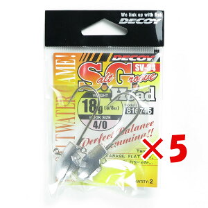 �y �܂Ƃߔ��� ×5�Z�b�g �z �u �J�c�C�` KATSUICHI S.G.�w�b�h SV-34 #4/0-18g 5/8oz �v �y �������� �z �y �y�V ����MVP & ���ԗD�ǃV���b�v �_�u����ܓX �z �ދ� �ނ�� �ނ�p�i