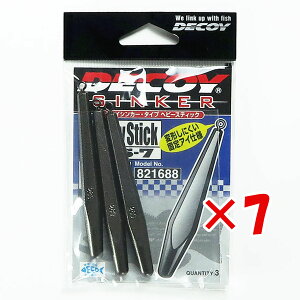 【 まとめ買い ×7個セット 】 「 DECOY デコイ ダウンショットシンカー タイプヘビースティック DS-7 28g DECOY 」 【 送料無料 】 【 楽天 月間MVP & 月間優良ショップ ダブル受賞店 】 釣具 釣り具