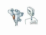 【在庫あり】 凍結防止 ヒーター 小便フラッシュバルブ用 TOTO T60 型用 電熱産業 自己温度制御型 DF-1