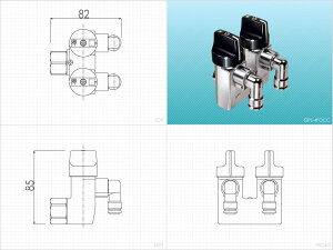 vpp LPG KXRbN ON-OFF q[Y KX q[YRbN ɓSH Ǘp 2 RZg tݎ GPL-4FOCC