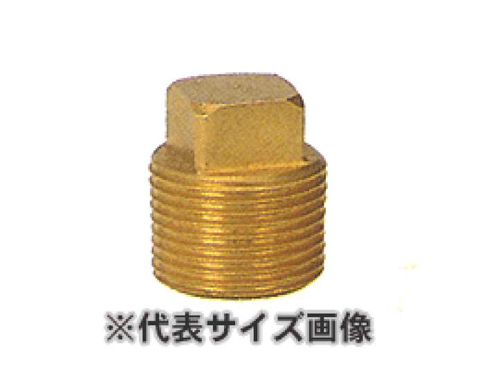 楽天市場】メール便対応,砲金プラグ(呼び15A,R1/2ネジ)止水プラグ,青