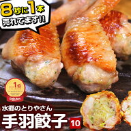 ＼楽天ランキング1位 餃子 ／ 手羽餃子 10本セット (5本×2袋) ［ おつまみ お取り寄せグルメ 手羽先餃子…