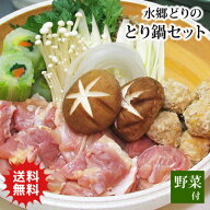 ＼今ならエントリーで最大ポイント10倍／ 送料無料 野菜付き 水郷どりの鳥鍋セット［4-5名様用］水炊き …