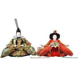 ひな人形 親王単品 DIYひな 京十番 三五 京極 i 113 緑地大華紋 130782