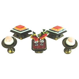 ひな人形 ひな道具 単品 部品 売り 前飾道具 三品道具 三品 菱高三方唐草 166811