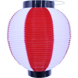 提灯 ちょうちん 赤提灯 祭り提灯 ポリ提灯 丸提灯 七寸丸提灯二色 赤／白 159448