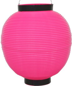 提灯 ちょうちん 赤提灯 祭り提灯 ポリ提灯 丸提灯 八寸丸提灯単色 桃 218428