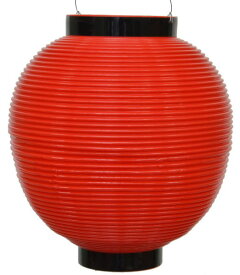 提灯 ちょうちん 赤提灯 祭り提灯 ポリ提灯 丸提灯 八寸丸提灯単色 赤 500011