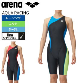 arena 競泳水着 レディース FINAマークあり FINA承認 AQUA RACING アクアレーシング FAR-3553W かわいい アリーナ 水神