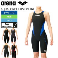 競泳水着 レディース アリーナ アクアフォースフュージョントライ レーシング FINAマークあり FINA承認 W…