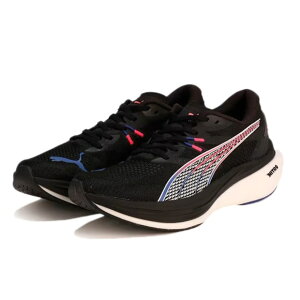 ★900円OFFクーポンあり★ プーマ PUMA ランニングシューズ ディヴィエイトニトロ3 ブラック 30970709 スニーカー ジョギング マラソン 安定性 通気性 黒 25-29cm
