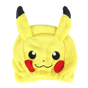 ★マラソン最大2000円OFFクーポンあり★ ヘアキャップ ピカチュウ ポケモン タオルキャップ ヘッドキャップ Pocket Monsters Pokemon