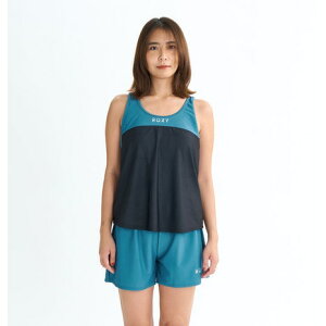 フィットネス水着 レディース セパレート 上下セット 体型カバー ロキシー ROXY S-L おしゃれ ママ水着 パッド付 25FWRSW254501