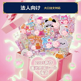 【最安24円】【適格請求書発行可能】 暗闇で光る肉球 蓄光シール ぷっくりシール シマエナガ キャラクター 平成レトロ