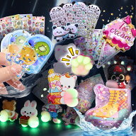 【当日発送】 ぷにぷに シャカシャカ ウォーターシール 福袋 豊富なデザイン 選べる 水入り 3D 立体 ぷっ…