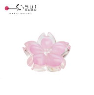 箸置き 花 桜 ギフト お祝い ガラス細工 還暦 誕生日 母の日 父の日 退職おしゃれでかわいいガラスの箸置…