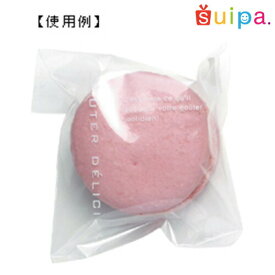 ■OP 容断袋 白60×60＋30（ミリ） テープ付　100枚 【包装 ラッピング 袋】【ケーキ cake クッキー cookie お菓子】