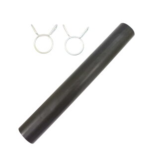 浄化槽ポンプ用18φストレート型 ゴムホース バンド付