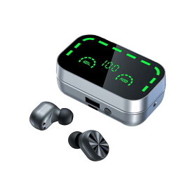 ワイヤレスイヤホン 耳掛け式 Bluetooth5.3 HiFi高音質 残電表示 音量調整 ブルートゥース 高音質 Hi-Fi 片耳 両耳 超軽量 快適な装着感モバイルバッテリー ENCノイズキャンセリング 左右分離 iPhone/Android 通勤/通学/スポーツ/音楽/ゲーム