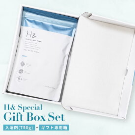 水素入浴剤 H&〔アッシュアンド〕ギフトセット 750g 1個 30回分 入浴剤 クリスマス お歳暮 お年賀 御年賀 内祝い 塩素除去 女性 プレゼント プチギフト ギフト おうち時間 炭酸 睡眠 炭酸入浴剤