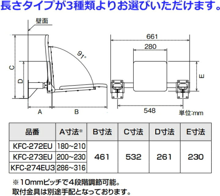 楽天市場】LIXIL・INAX トイレ用肘掛け手すり 壁付式 合成皮革タイプ 