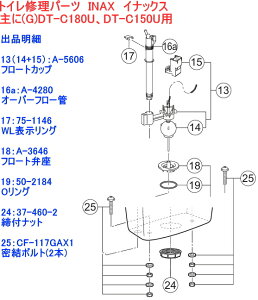 INAX@CibNX@(G)DT-C180UEDT-C150Upt[gٕ