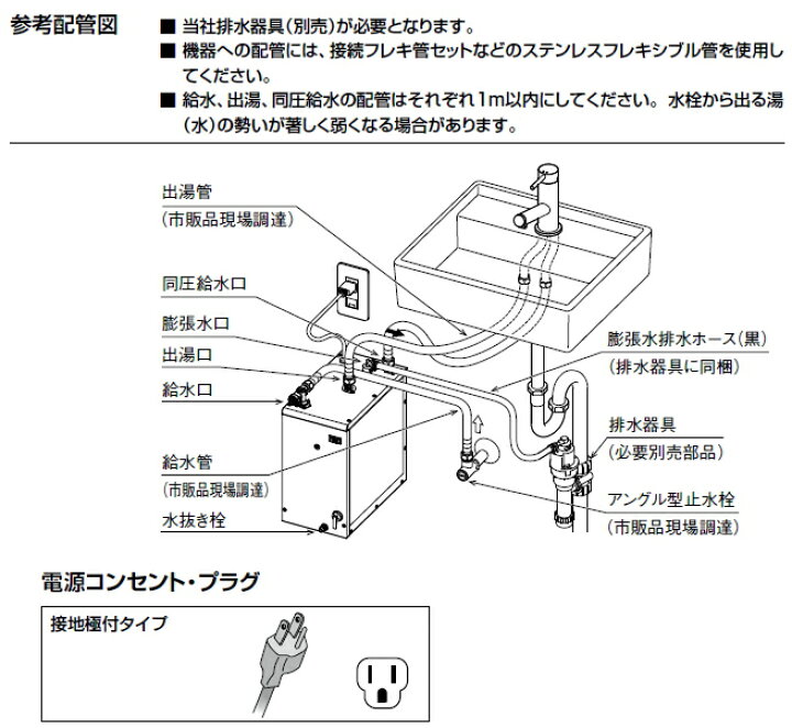 楽天市場】LIXIL・INAX 電気温水器 ゆプラス タンク容量12リットル 