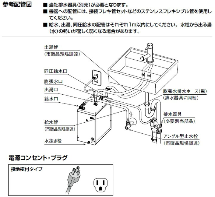 楽天市場】LIXIL リクシル 電気温水器 ゆプラス タンク容量12リットル 