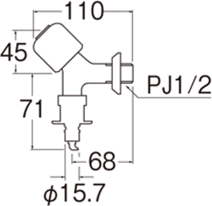 楽天市場】SANEI 三栄水栓 洗濯機用水栓 Y1431CTV-1-13 : スイスイマート