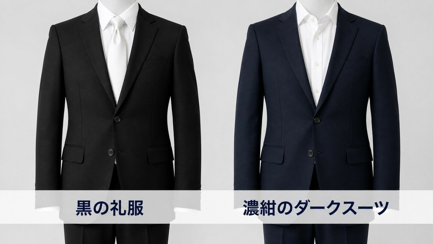 スーツ 礼服 違い