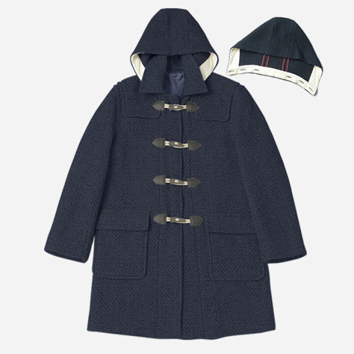 楽天市場】【ネイビー・オレンジ2Lサイズ限定】 ダッフルコート フード 