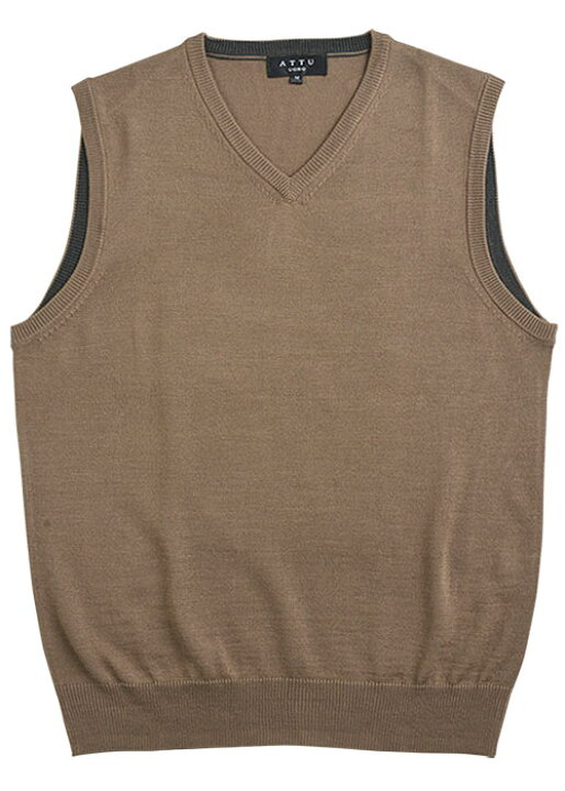 楽天市場 ニットベスト メンズ Vネック 天竺 無地 メンズ ビジネス カジュアル セーター 洗える 家庭洗濯ok ウール混 春秋冬 ハイゲージニット ウォッシャブル Attu Uomo メール便対応 スーツスタイルmarutomi