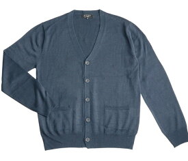 【200円OFFクーポンで4,780円】 ニット カーディガン 天竺 洗える ウール混 ビジネス カジュアル 秋 冬 無地 メンズ セーター ハイゲージニット ATTU UOMO ウォッシャブル 春 ギフト プレゼント