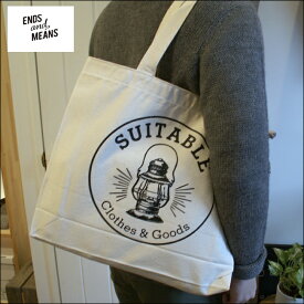 ENDS and MEANS & Suitable LANTERN TOTE BAG エンズアンドミーンズ & スータブル　ランタン　トートバッグ