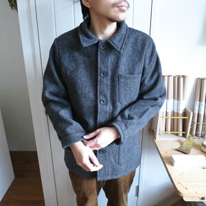 �y20��OFF�zLE LABOUREUR ���E���u���[�� VESTON / WOOL �E�[�� �t�����` ���[�N�W���P�b�g / �J�o�[�I�[�� ���ԕi�E�����s��