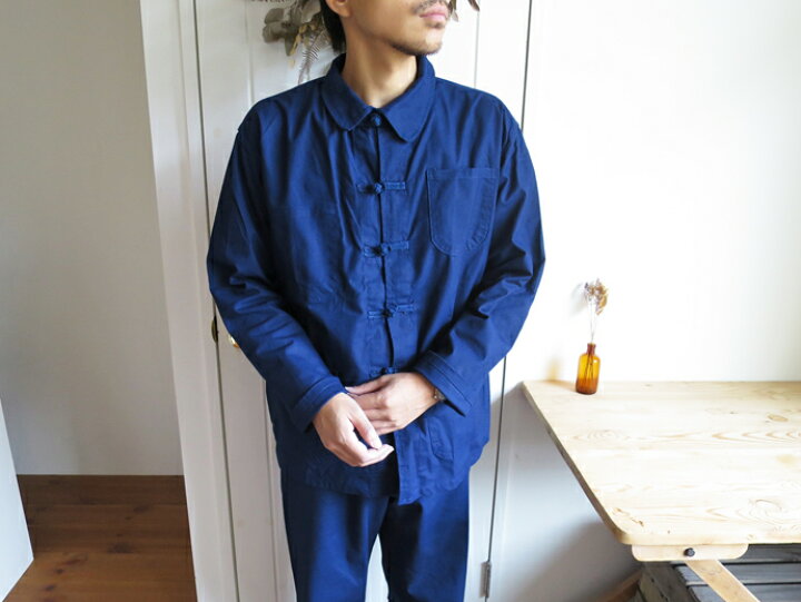 楽天市場】French Work China Jacket & Pants Set up / Dead Stock 