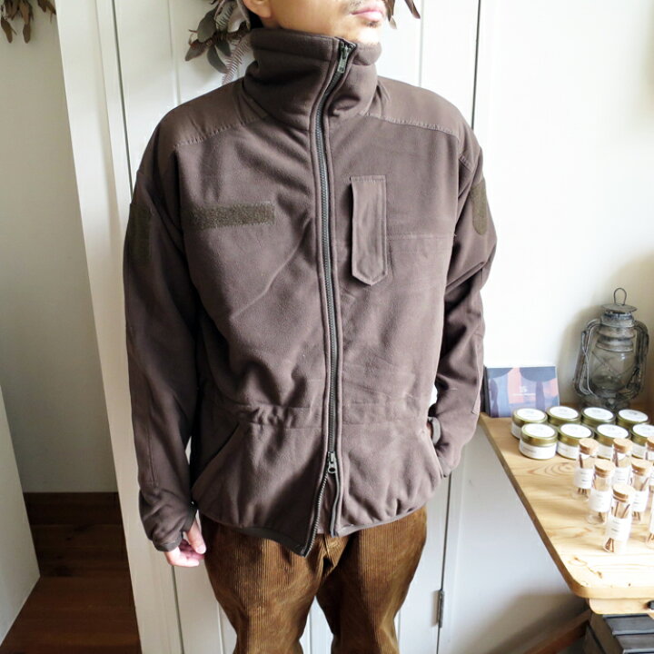 楽天市場】UK ARMY / British Army Brown Fleece Jacket / Dead Stock 