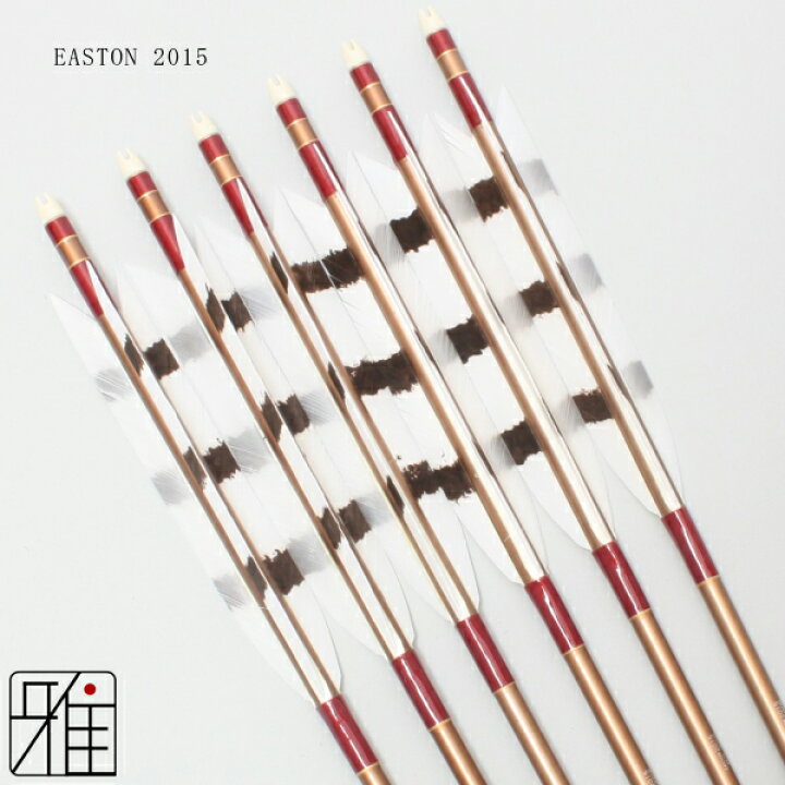 楽天市場】弓道 矢 ジュラルミン矢 6本組ターキー手描染羽 2015 