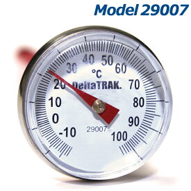 【ポイント20倍】デルタトラック 25mm径バイメタルダイヤル温度計 Model 29007